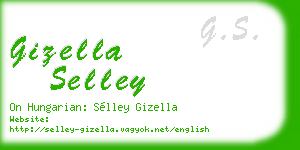 gizella selley business card
